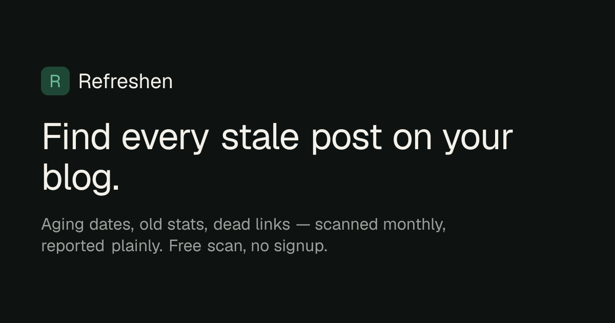 Refreshen screenshot 1